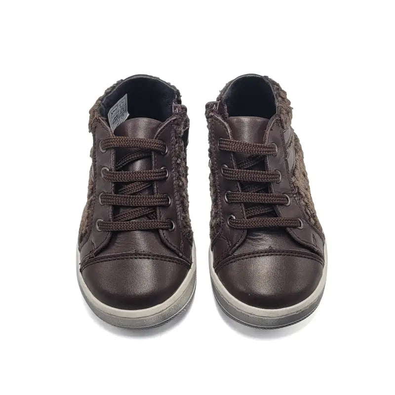 Blublonc Hunter Cedar Brown Fur Sneaker - 22 - FIRST WALKER