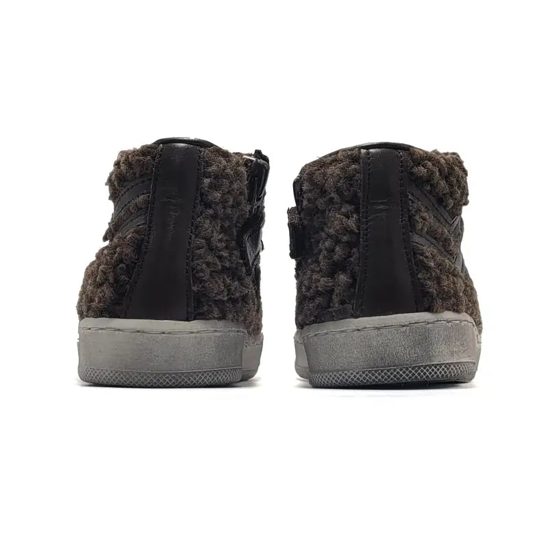 Blublonc Hunter Cedar Brown Fur Sneaker - FIRST WALKER