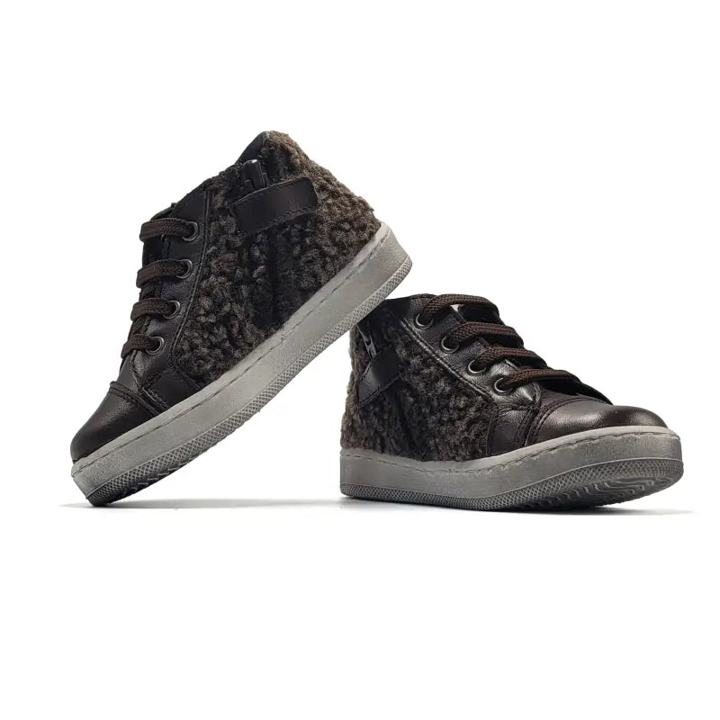 Blublonc Hunter Cedar Brown Fur Sneaker - FIRST WALKER