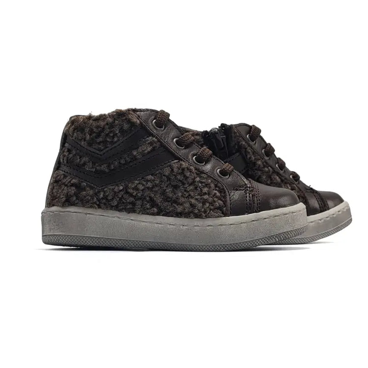 Blublonc Hunter Cedar Brown Fur Sneaker - FIRST WALKER