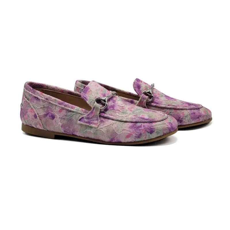 Confetti Rose Coral Chain Loafer 2819 - GIRLS