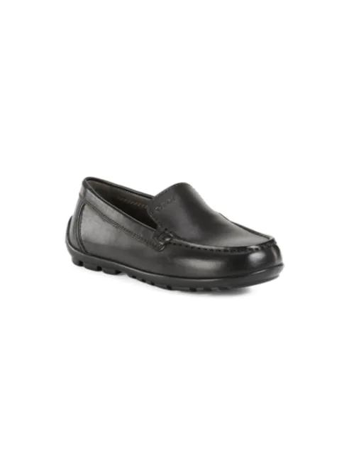 Geox Black Slip On Loafer J746CB