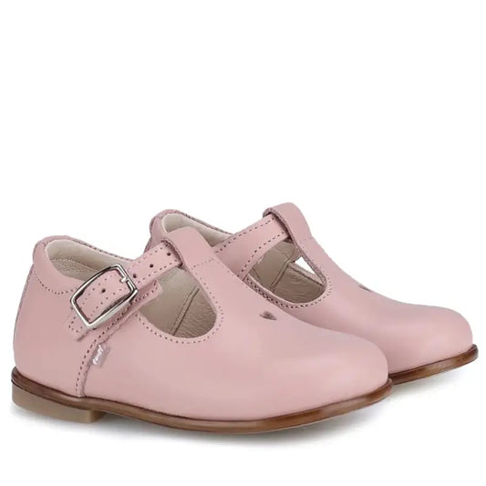 Emel Baby Pink T-Strap Toddler Shoe 1193 - FIRST WALKER