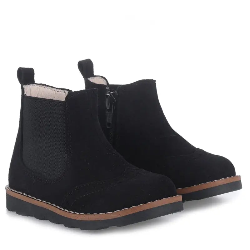 Emel Black Suede Bootie 2733 - 21 - GIRLS