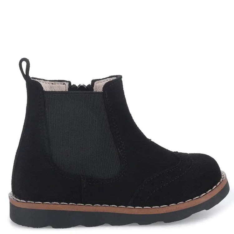 Emel Black Suede Bootie 2733 - GIRLS