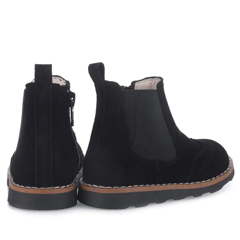 Emel Black Suede Bootie 2733 - GIRLS