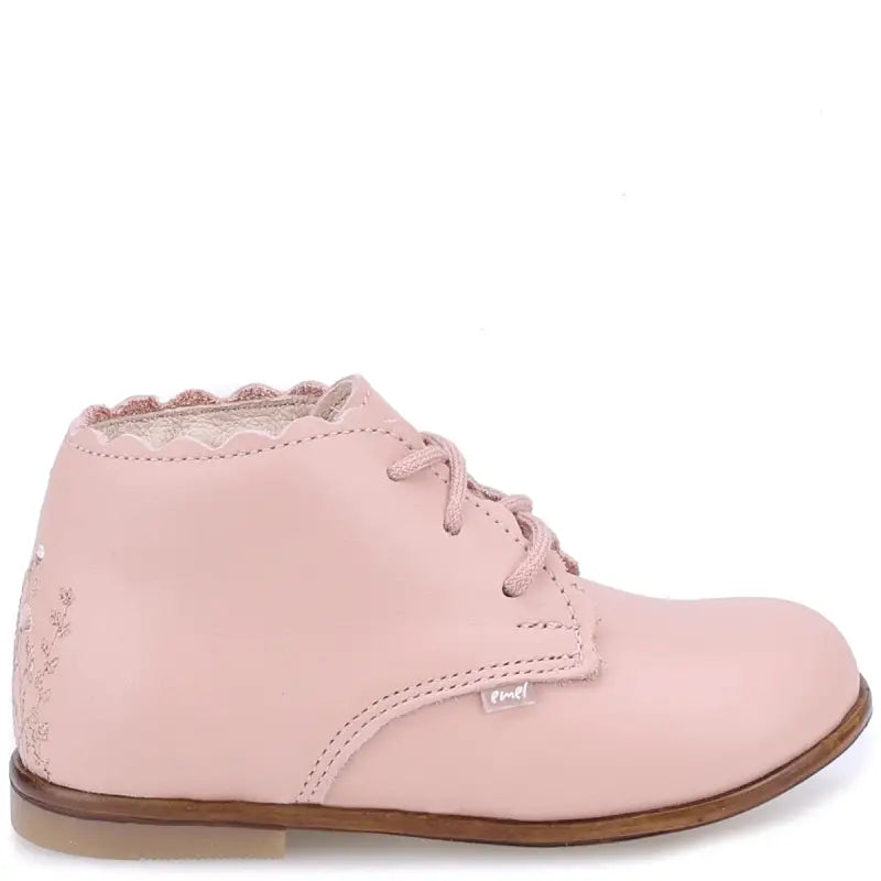 Emel Nude Pink Flower Toddler Shoe 1440 - GIRLS