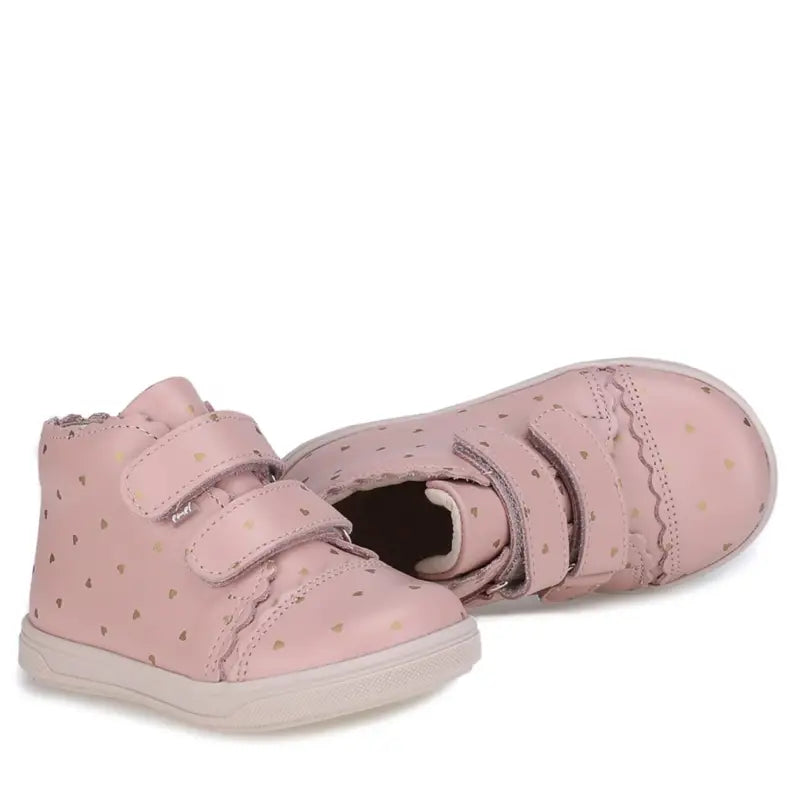 Emel Pink Gold Velcro Sneaker 2671 - BOYS