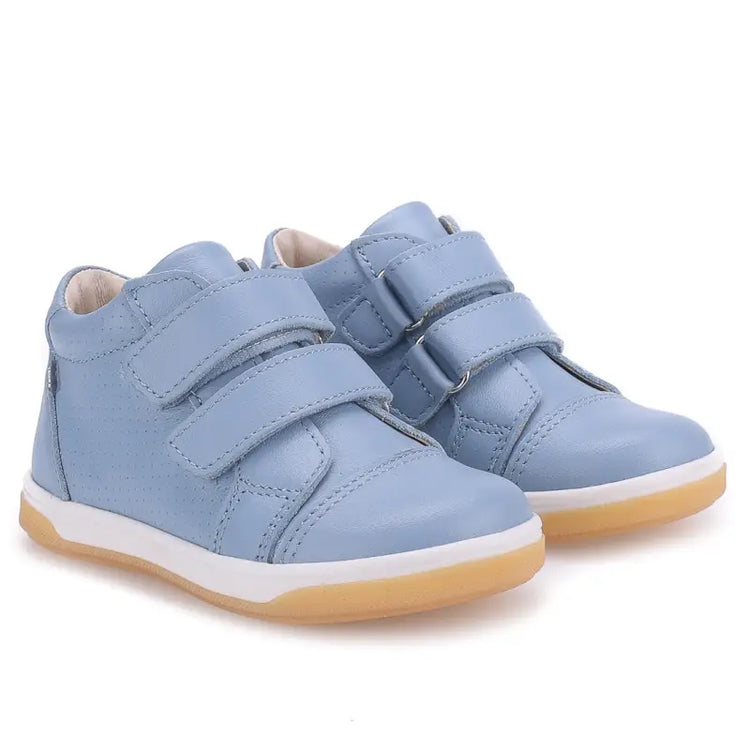 Emel Sky Blue Velcro Toddler Sneaker 2675 - FIRST WALKER