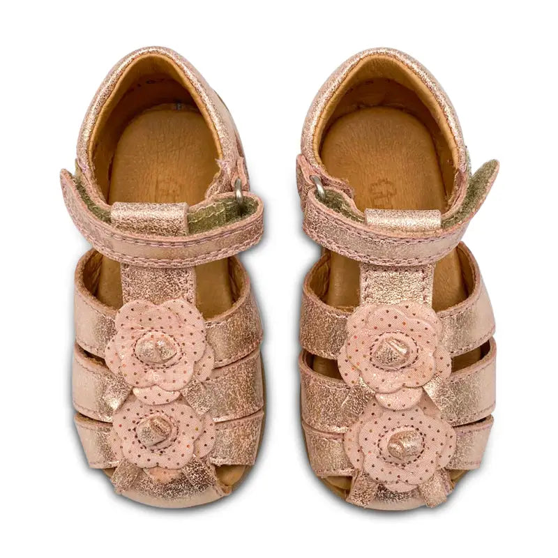 Froddo Pink Flower Closed Toe Sandal G2150144 - GIRLS