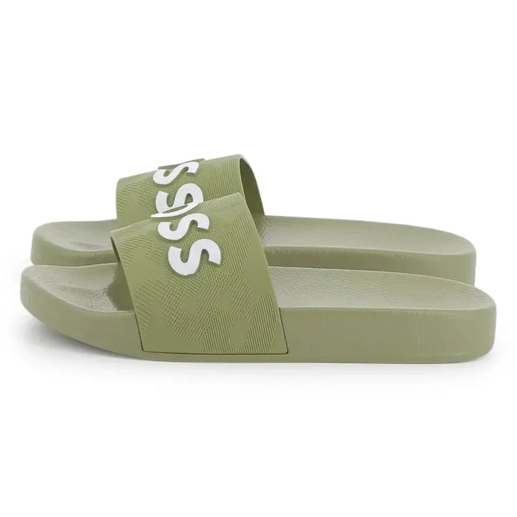 Hugo Boss Lime Green Slide J51643 - BOYS