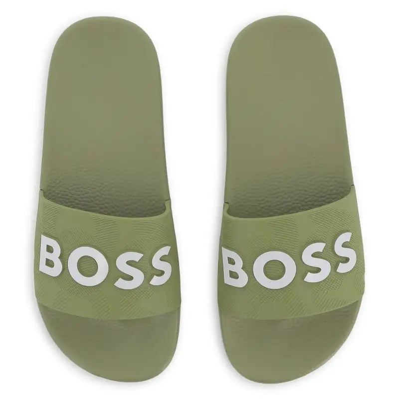 Hugo Boss Lime Green Slide J51643 - BOYS