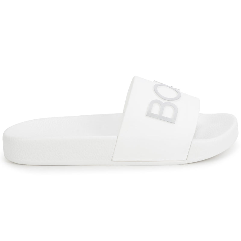 hugo-boss-white-silver-logo-slide-j-girls