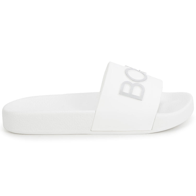 hugo-boss-white-silver-logo-slide-j-girls