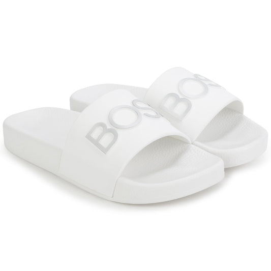 hugo-boss-white-silver-logo-slide-j-girls