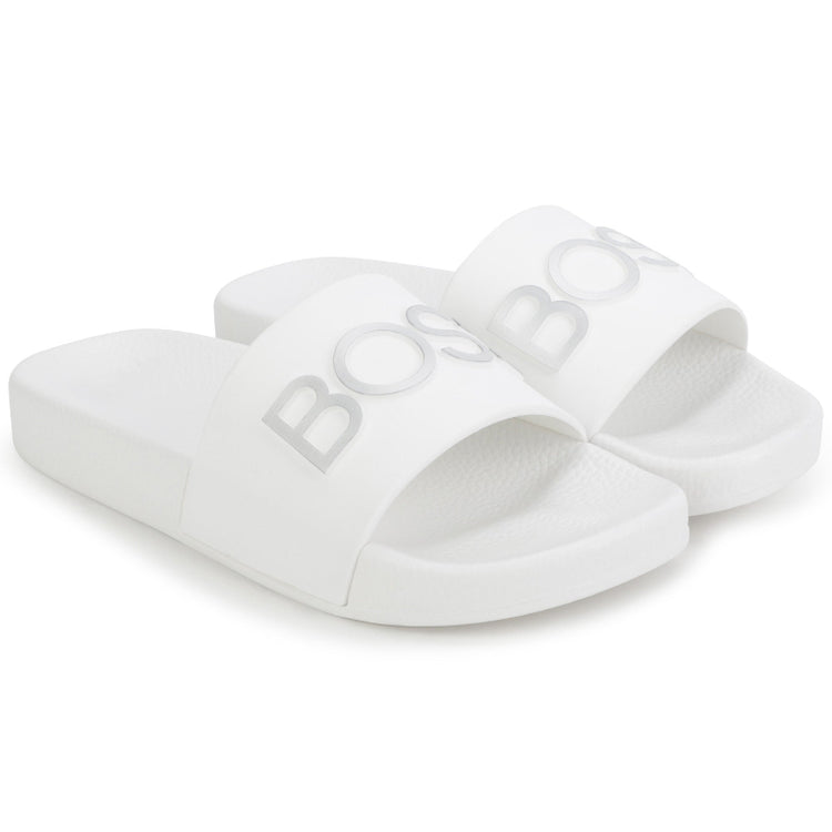 hugo-boss-white-silver-logo-slide-j-girls