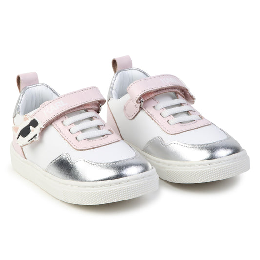 karl-lagerfeld-grey-sneaker-velcro-girls