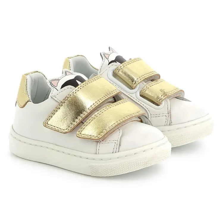 Karl Lagerfeld White Infant Velcro Sneaker Z30383 - BOYS