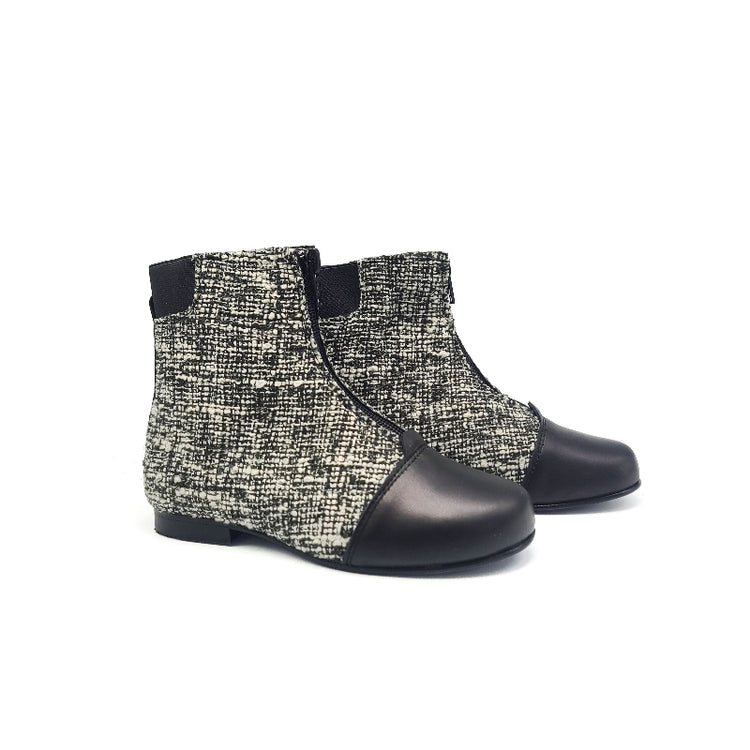 lmdi-black-white-tweed-zipper-bootie-girls