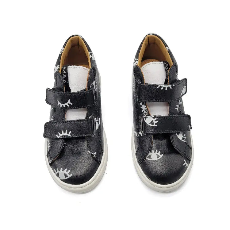 MAA Black Eyes Velcro Sneaker C407 - BOYS