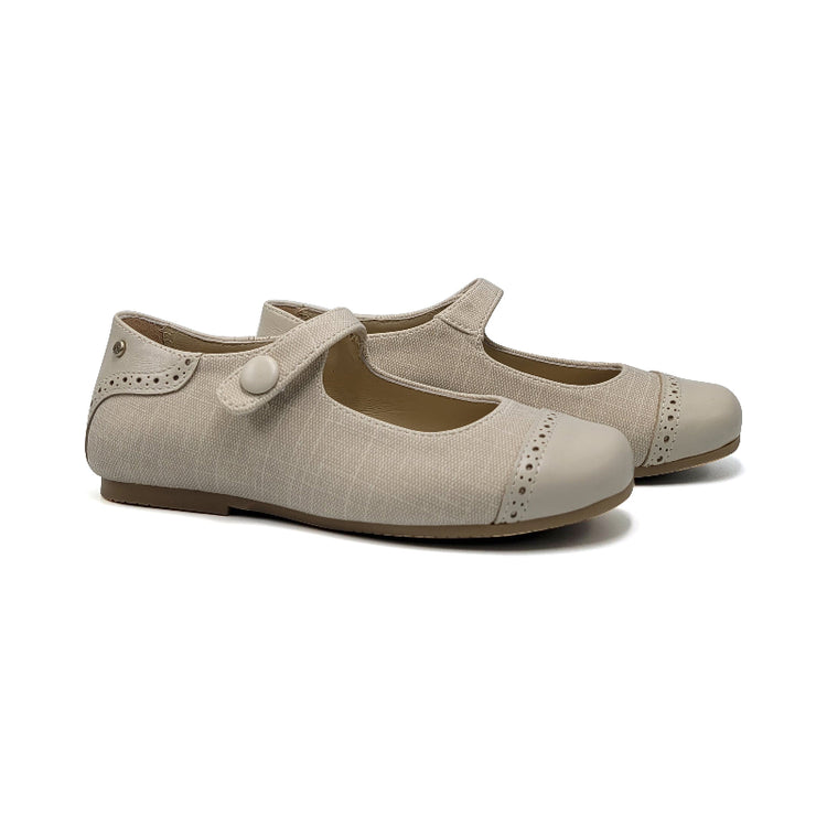 manuela-de-juan-ivory-linen-girls-shoe