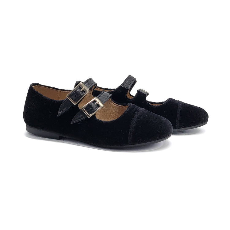 maria-catalan-black-velvet-buckle-shoes-girls