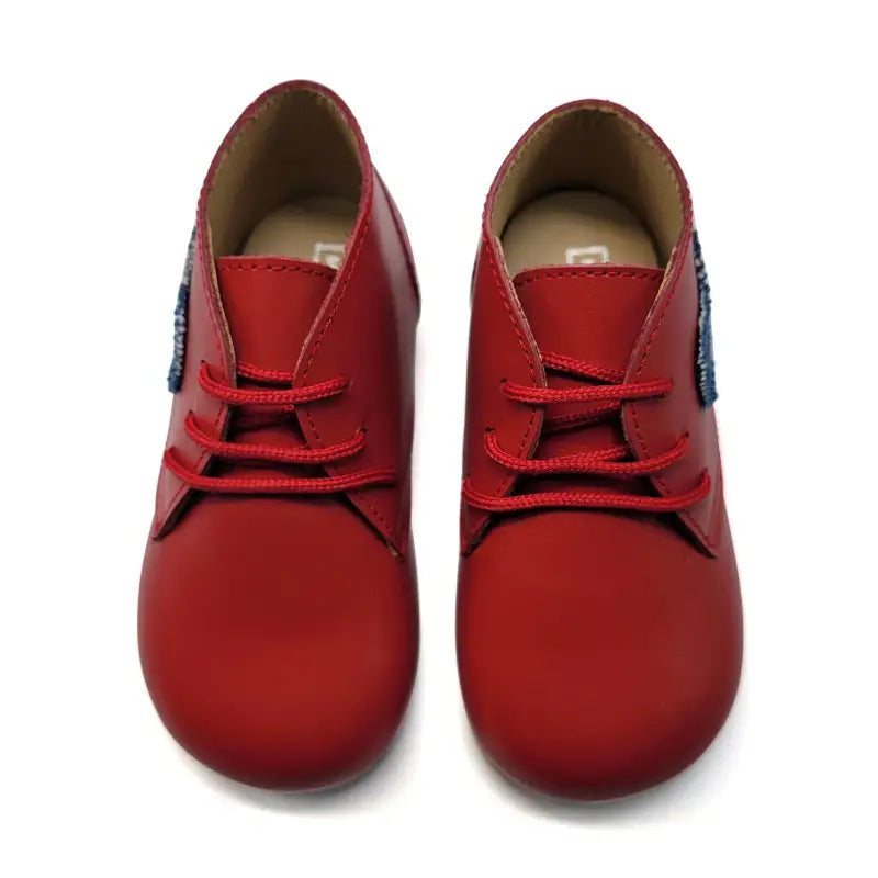 Maria Catalan Red Apple Lace Toddler Shoe 720008 - GIRLS