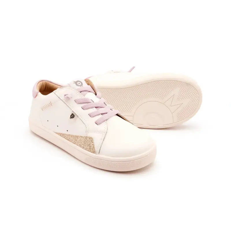 Oldsoles Lilac Gold No Tie Sneaker 1049 - GIRLS