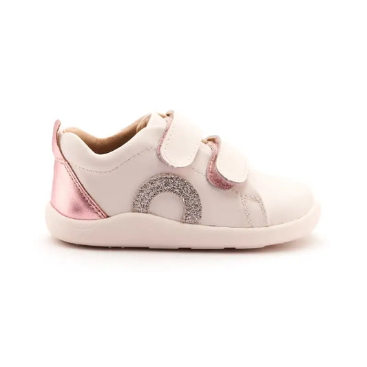 Oldsoles Pink Glam Velcro First Walker Sneaker 805 - FIRST WALKER