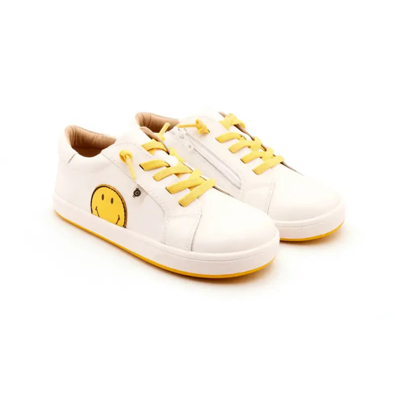 Oldsoles Yellow Smile No Tie Sneaker 1054 - BOYS