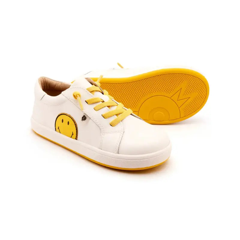 Oldsoles Yellow Smile No Tie Sneaker 1054 - BOYS