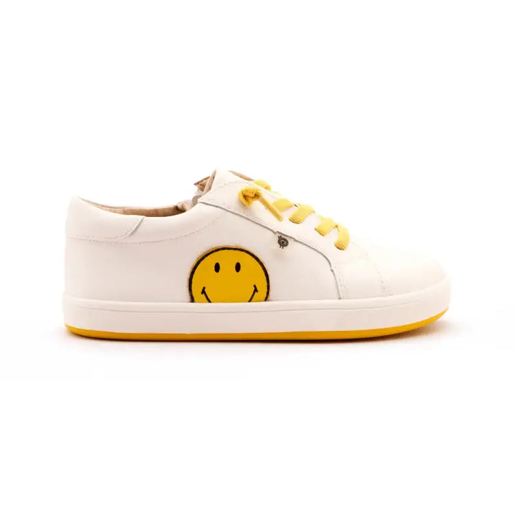 Oldsoles Yellow Smile No Tie Sneaker 1054 - BOYS