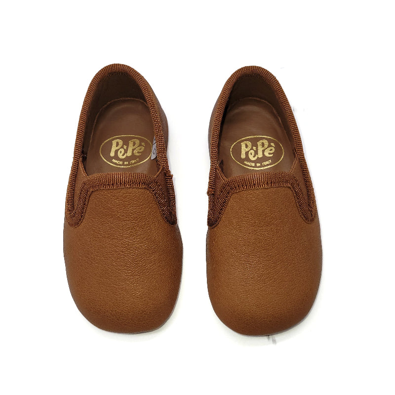 Pepe' Brown Maple Syrup Soft Smoking Slip On 280