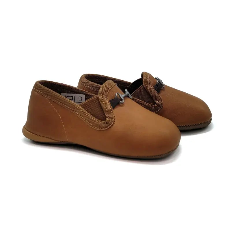 Pepe’ Chocolate Brown Buckle Soft Smoking Slip on 280 - GIRLS