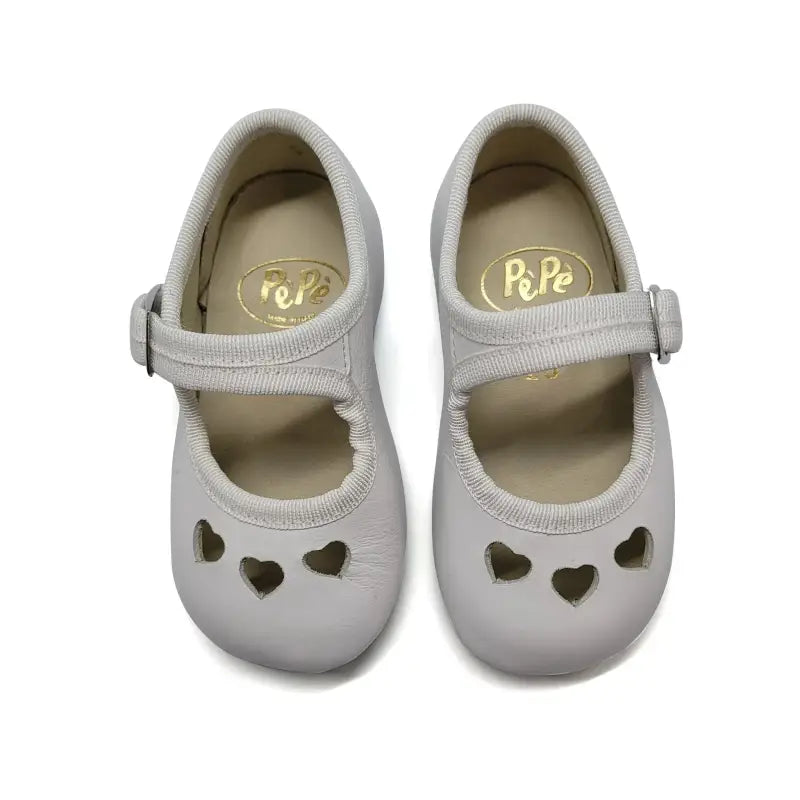 Pepe’ Ivory Heart Mary Jane 285 - GIRLS