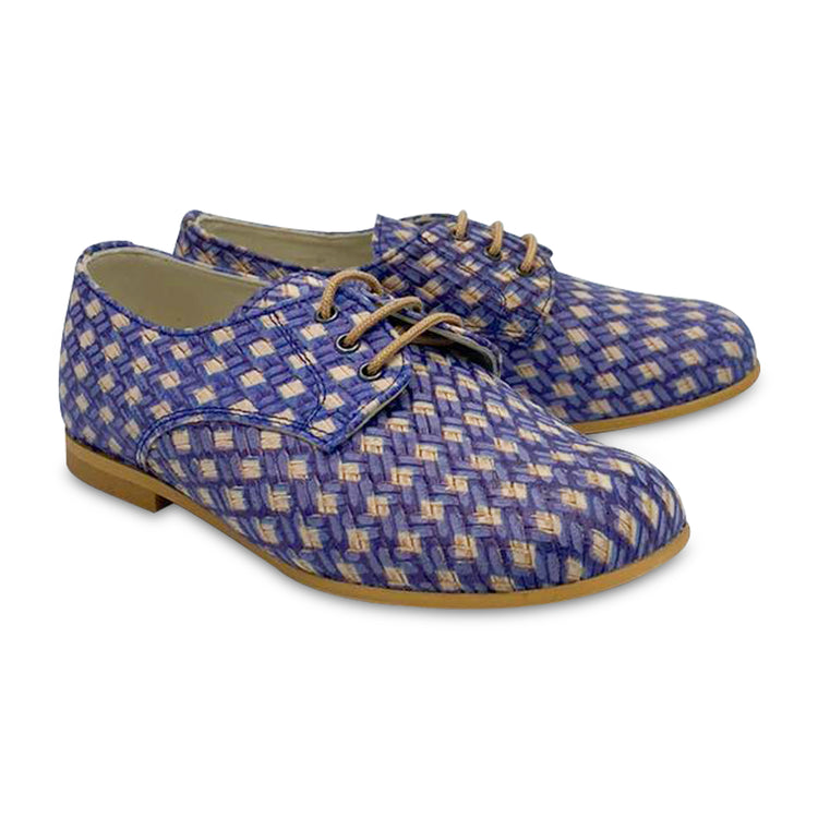 Sonatina Duke-21 Blue Basket Combo Lace Oxford