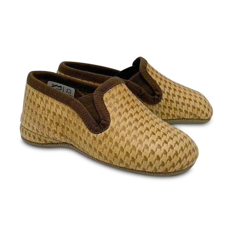 Pepe' ES X LS Arizona Cognac Houndstooth Slip On 280-21