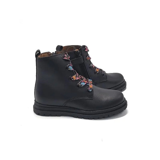 Porte Black Floral Bootie 21521 - 27 - GIRLS