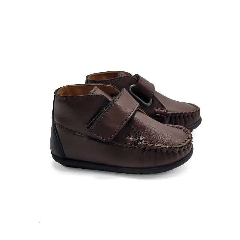 Porte Brown Sable Velcro Baby Bootie 21812 - 19 - BOYS