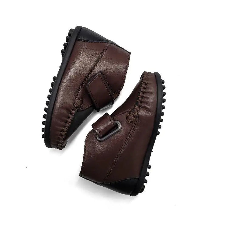 Porte Brown Sable Velcro Baby Bootie 21812 - BOYS