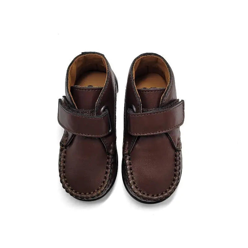 Porte Brown Sable Velcro Baby Bootie 21812 - BOYS