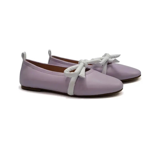 Ruth Secret Lilac Bow Ballet Flat 3690 - GIRLS