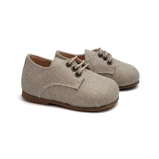 Ruth Secret Natural Linen Lace Shoe 703 - BOYS