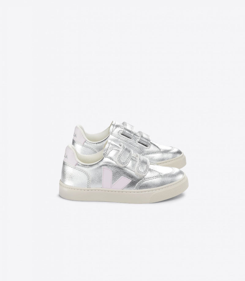 veja-silver-velcro-sneaker-girls