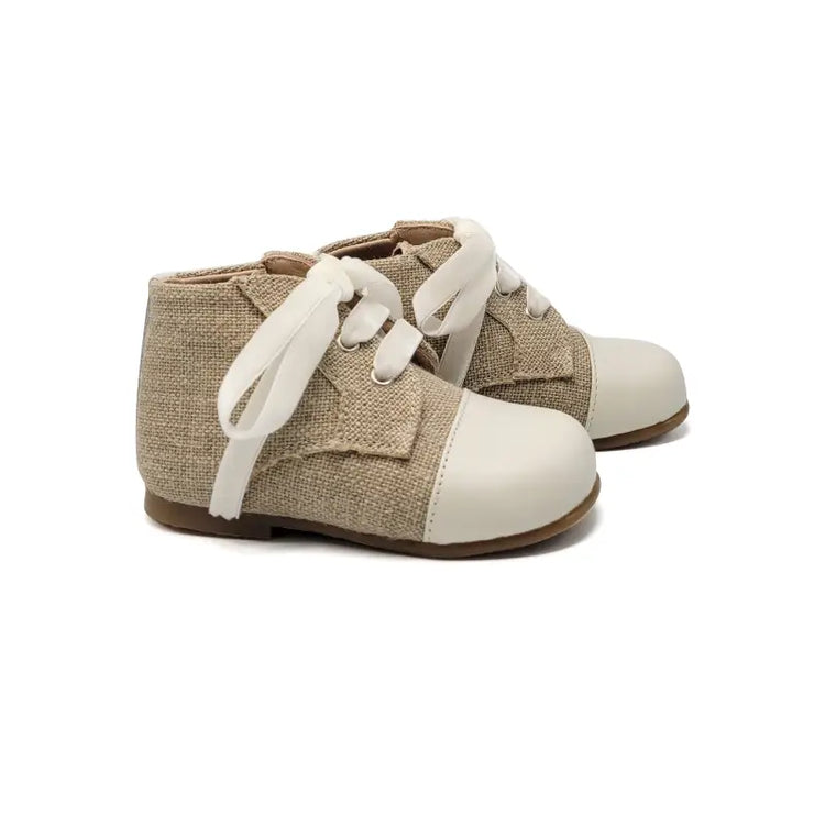 zubii-beige-linen-lace-up-first-walker