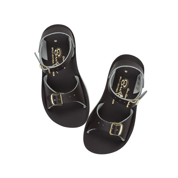 Salt Water Black Surfer Sandal