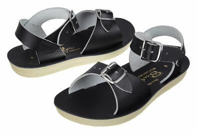 Salt Water Black Surfer Sandal