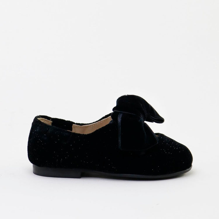 Papanatas Black Velvet Shimmer Ballet 1549AB