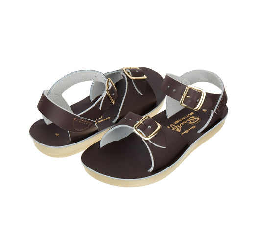 Salt Water Brown Surfer Sandal