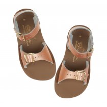 Salt Water Rose Gold Surfer Sandal